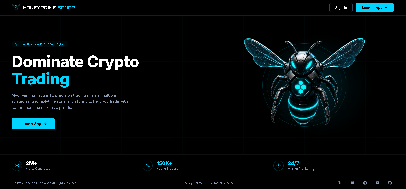 HoneyPrime Sonar crypto sonar preview